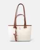 Túi Xách Trung Tote Bag Double-Handle Trang Trí Charm Juno