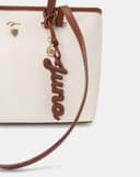 Túi Xách Trung Tote Bag Double-Handle Trang Trí Charm Juno