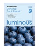 Mặt nạ Colorkey Luminous Blueberry Pdrn Drink Up Facial Mask - Hộp 10 miếng