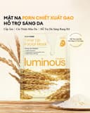 Mặt nạ Colorkey Luminous Rice Pdrn Tone Up Facial Mask - Hộp 10 miếng