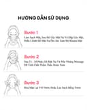 Mặt nạ Colorkey Luminous Rice Pdrn Tone Up Facial Mask - Hộp 10 miếng