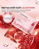 Mặt nạ Colorkey Luminous Pomegranate Pdrn Glow-Boosting Facial Mask - Hộp 10 miếng