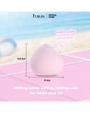 Bông Mút Trang Điểm Horus Mochi Fluffy Sponge - Peach