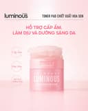 Nước Cân Bằng Dạng Miếng Colorkey Luminous Lotus Brightening Pad 210ml (80 Miếng)