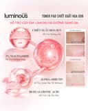 Nước Cân Bằng Dạng Miếng Colorkey Luminous Lotus Brightening Pad 210ml (80 Miếng)