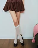 Giày Búp Bê Phối Nơ Bọc Toecap