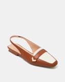 Giày Búp Bê Slingback Đế Bệt Mũi Loafer