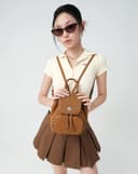 Balo Front Flap Bucket Backpack