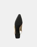 Giày Cao Gót Slingback Đắp Mũi Chéo