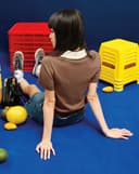 Áo dệt kim cổ lá sen thêu sợi kim tuyến