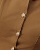 Đầm mini xếp ly phối nút gold