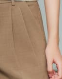 Quần tây ống suông xếp ly vải mềm