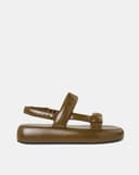 Giày Sandal Đế Bằng Quai Ngang