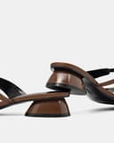 Giày Sandal Hai Quai Ngang Đính Buckle