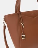 Túi Xách Lớn Tote Phối Charm Trang Trí