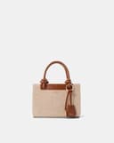 Túi Xách Nhỏ Tay Cầm Xoắn Phối Charm