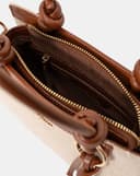 Túi Xách Nhỏ Tay Cầm Xoắn Phối Charm