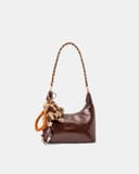 Túi Xách Nhỏ Hobo Phối Charm Trang Trí