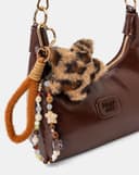 Túi Xách Nhỏ Hobo Phối Charm Trang Trí