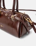 Túi Xách Nhỏ Top Handle Phối Charm Trang Trí
