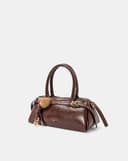 Túi Xách Nhỏ Top Handle Phối Charm Trang Trí