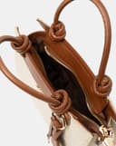 Túi Xách Nhỏ Tay Cầm Xoắn Phối Charm