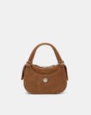 Túi Xách Nhỏ Double-Handle Trang Trí Logo Kim Loại