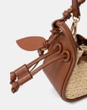 Túi Xách Nhỏ Rút Dây Phối Charm