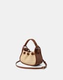 Túi Xách Nhỏ Rút Dây Phối Charm