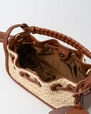 Túi Xách Nhỏ Rút Dây Phối Charm