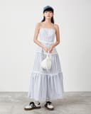 Đầm maxi 2 dây phối ren
