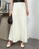 Váy lụa midi form A