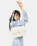 Túi Xách Nhỏ Nắp Gập Trang Trí Khóa