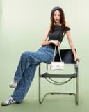 Túi Xách Nhỏ Phối Khoá Xoay