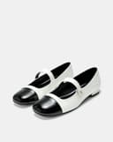 Giày Búp Bê Búp Bê Phối Toe Cap