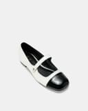 Giày Búp Bê Búp Bê Phối Toe Cap