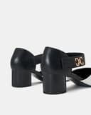 Giày Cao Gót Quai Hậu Xé Dán Có Khoá