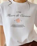 Áo thun form boxy in 