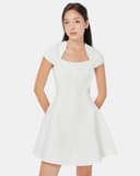 Đầm ngắn rã tùng xoè