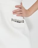 Chân váy trang trí dây sequin