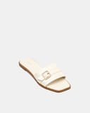 Giày Sandal Phối Quai Buckle Đính Đá