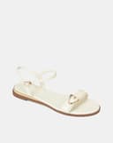 Giày Sandal Bệt Trang Trí Khoá