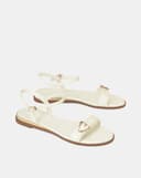 Giày Sandal Bệt Trang Trí Khoá