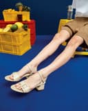Giày Sandal Quai Đắp Phối Khóa