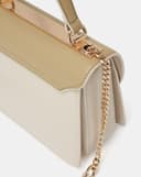 Túi Xách Nhỏ Top Handle Phối Khoá Trang Trí