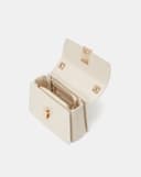 Túi Xách Nhỏ Top Handle Phối Khoá Trang Trí