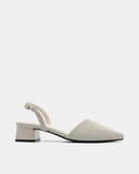 Giày Cao Gót Slingback Gót Vuông Cơ Bản