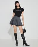 Quần giả váy xếp ly