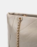 Túi Xách Lớn Tote Phối Khoá Trang Trí