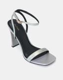 Giày Sandal Gót Thanh Phối Si Vân